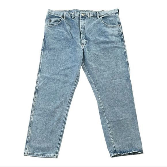 Wrangler‎ Relaxed Fit Jeans Size 46X30 Light Wash - Picture 1 of 9